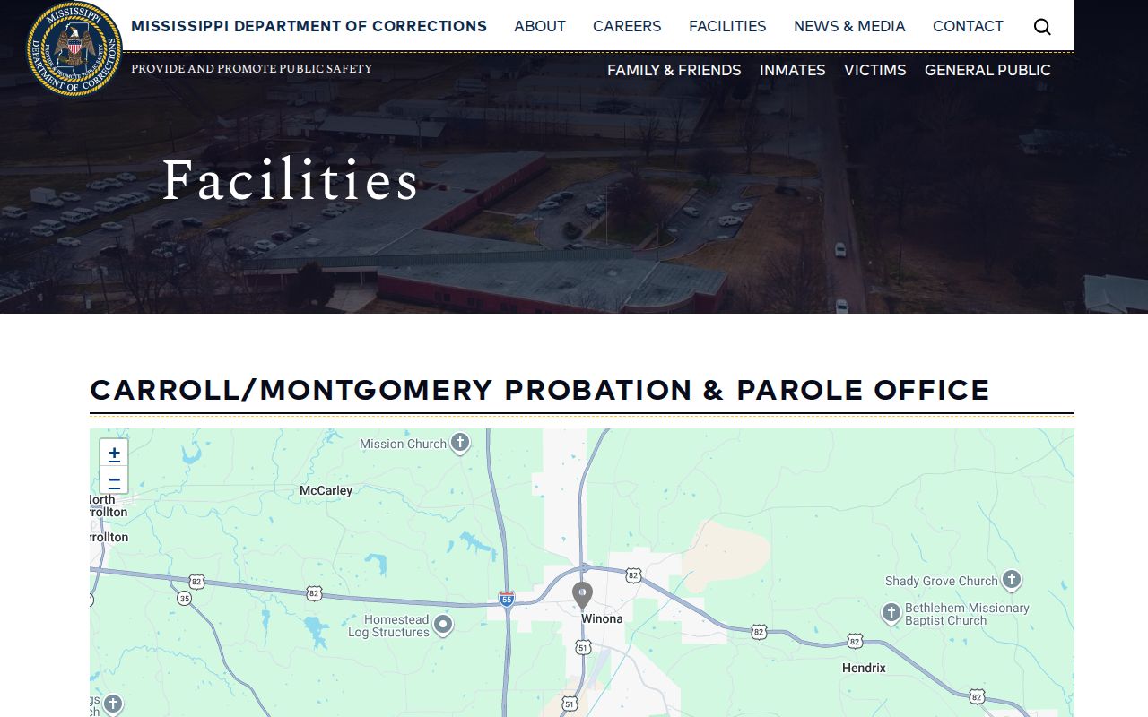 Carroll Montgomery office for Montgomery County parole and probation